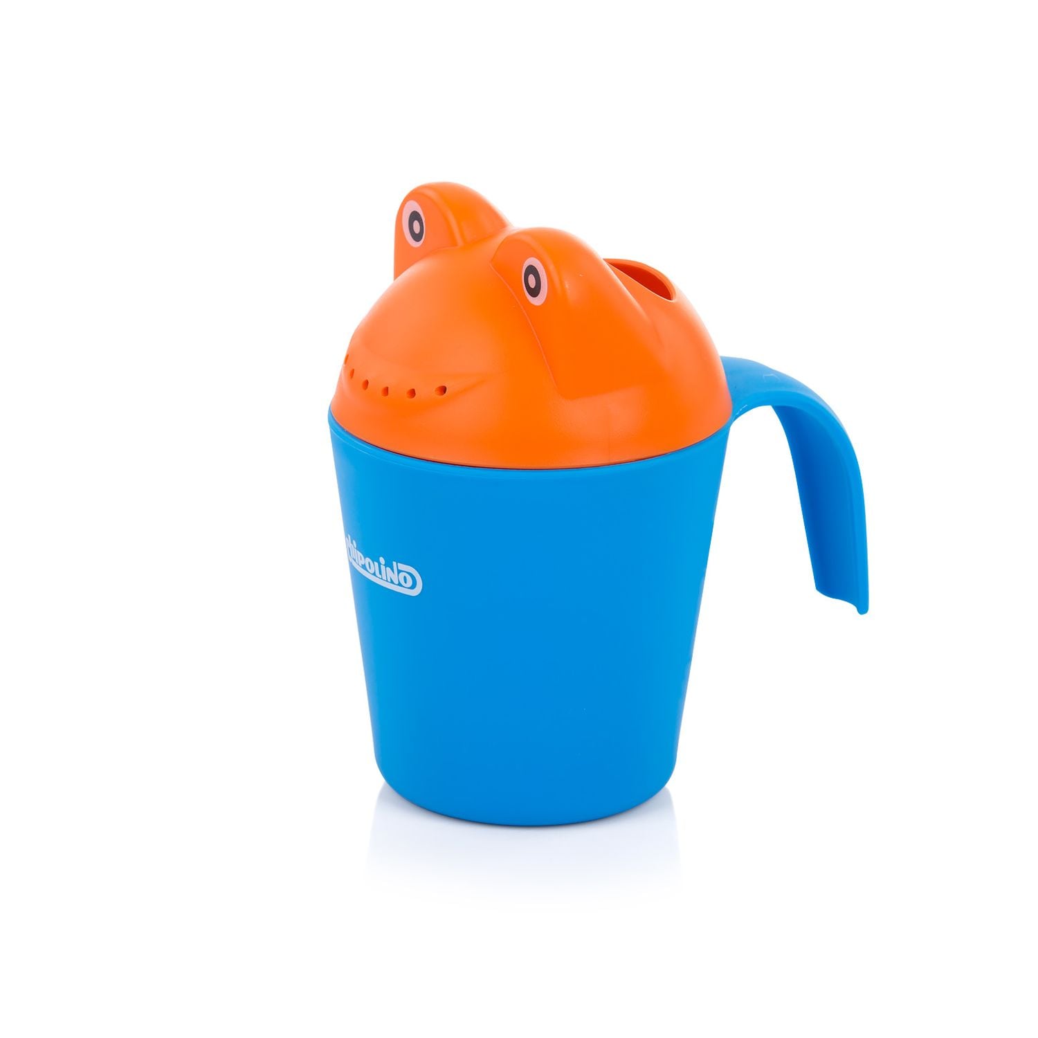 Chipolino Baby Badetasse Froggy weiche Kanten ergonomischer Griff ab 10 Monaten blau 