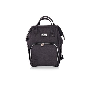 Lorelli Kinderwagentasche Tina Rucksack Wickelunterlage Innenfach Reißverschluss schwarz 