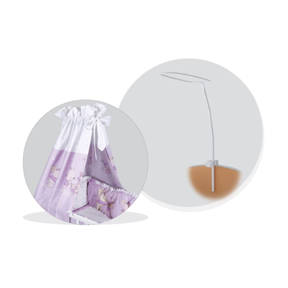 Lorelli Babybett Himmelstange 17 x 4 x 167 cm, Himmel-Halterung, universal wei&szlig; 