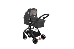 Lorelli Kombikinderwagen 2 in 1 Patrizia, Babywanne, Sportsitz, Sitz umkehrbar dunkelgrau 