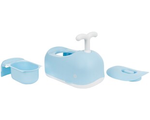 Kikkaboo Töpfchen Wal, Behälter abnehmbar, Deckel, rutschfeste Basis, Spielgriff blau 
