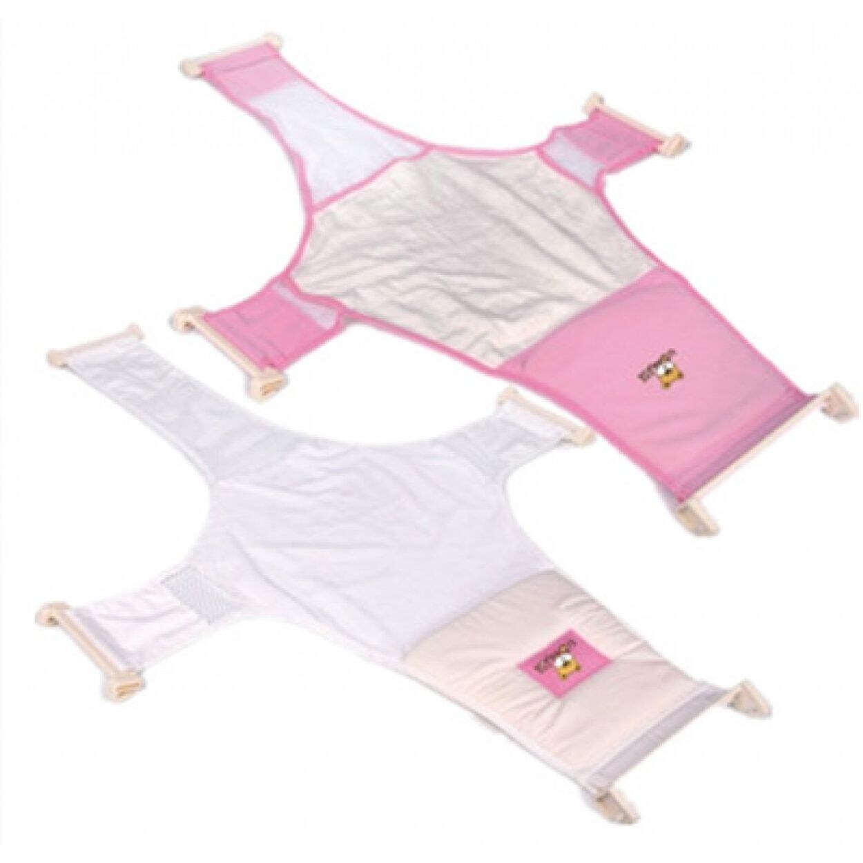 Babywannennetz 8854, Kunststoff Clips, Badewanneneinsatz, ab Geburt weiß