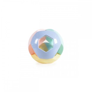 Moni Babyrassel Ball Motorikball Greifling Pastell, farbenfroh, ab Geburt bunt 