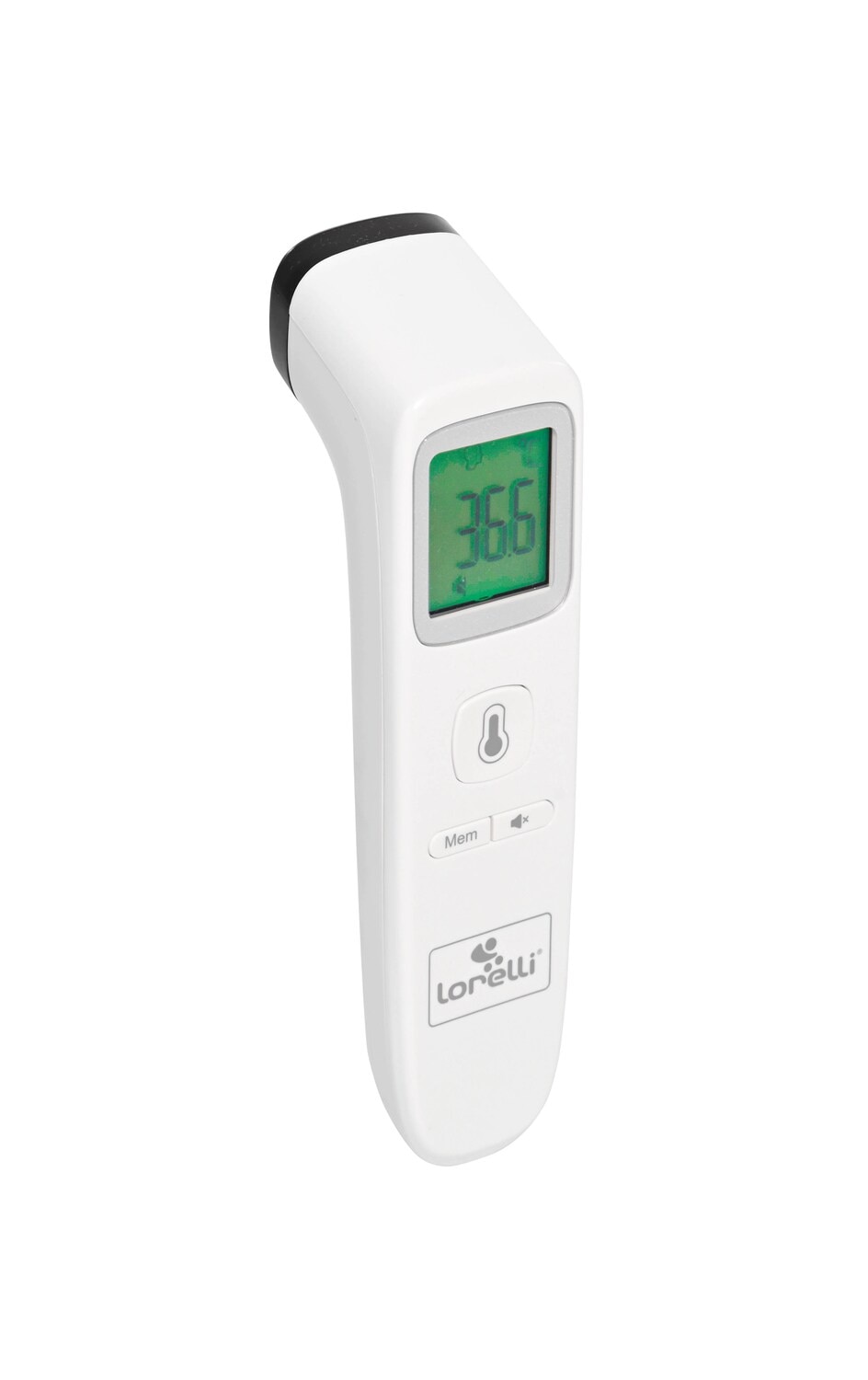 Lorelli Infrarot Thermometer ber&uuml;hrungslos, K&ouml;rper, Oberfl&auml;chen, LCD-Display wei&szlig; 