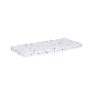 Chipolino Babybett Matratze Stars faltbar, Bezug waschbar, Größe 120 x 60 x 6 cm weiß 