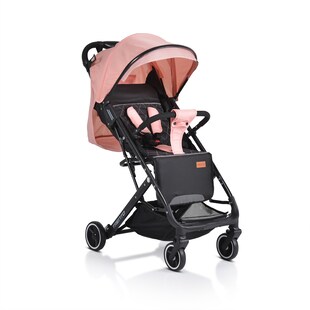 Moni Kinderwagen Buggy Trento faltbar Moskitonetz Getränkehalter Hinterradbremse rosa 