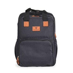 Cangaroo Kinderwagentasche Liana 2 in 1 Rucksack Babybett Reißverschluss Clips schwarz 