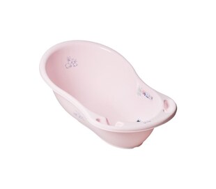 Chipolino Babybadewanne Marea Hase Ablagefächer eine Länge von 102 cm ab Geburt pink 