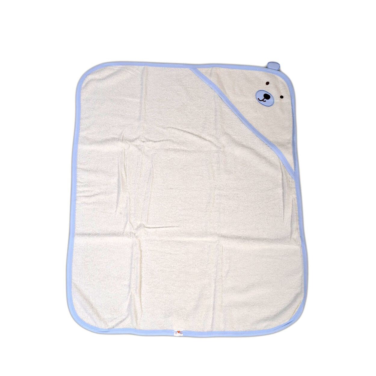 Baby Badetuch Baloo Kapuze 90 x 70 cm 100% Baumwolle Handtuch ab Geburt blau