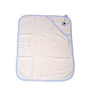 Cangaroo Baby Badetuch Baloo Kapuze 90 x 70 cm 100% Baumwolle Handtuch ab Geburt blau 