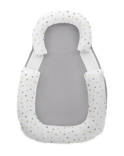 Kikkaboo Baby Lagerungskissen 60 x 40 cm Memory Foam, Baumwolle, rutschfest grau 