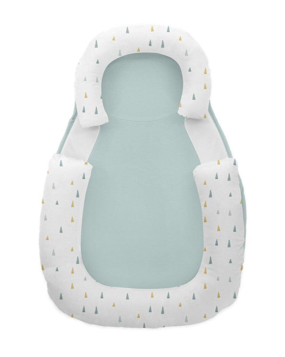 Kikkaboo Baby Lagerungskissen 60 x 40 cm Memory Foam, Baumwolle, rutschfest gr&uuml;n 