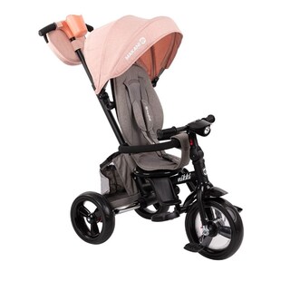 Kikkaboo Tricycle Nikki 3 in 1 Dreirad, klappbar EVA-Reifen Musik Lichter Griff rosa 