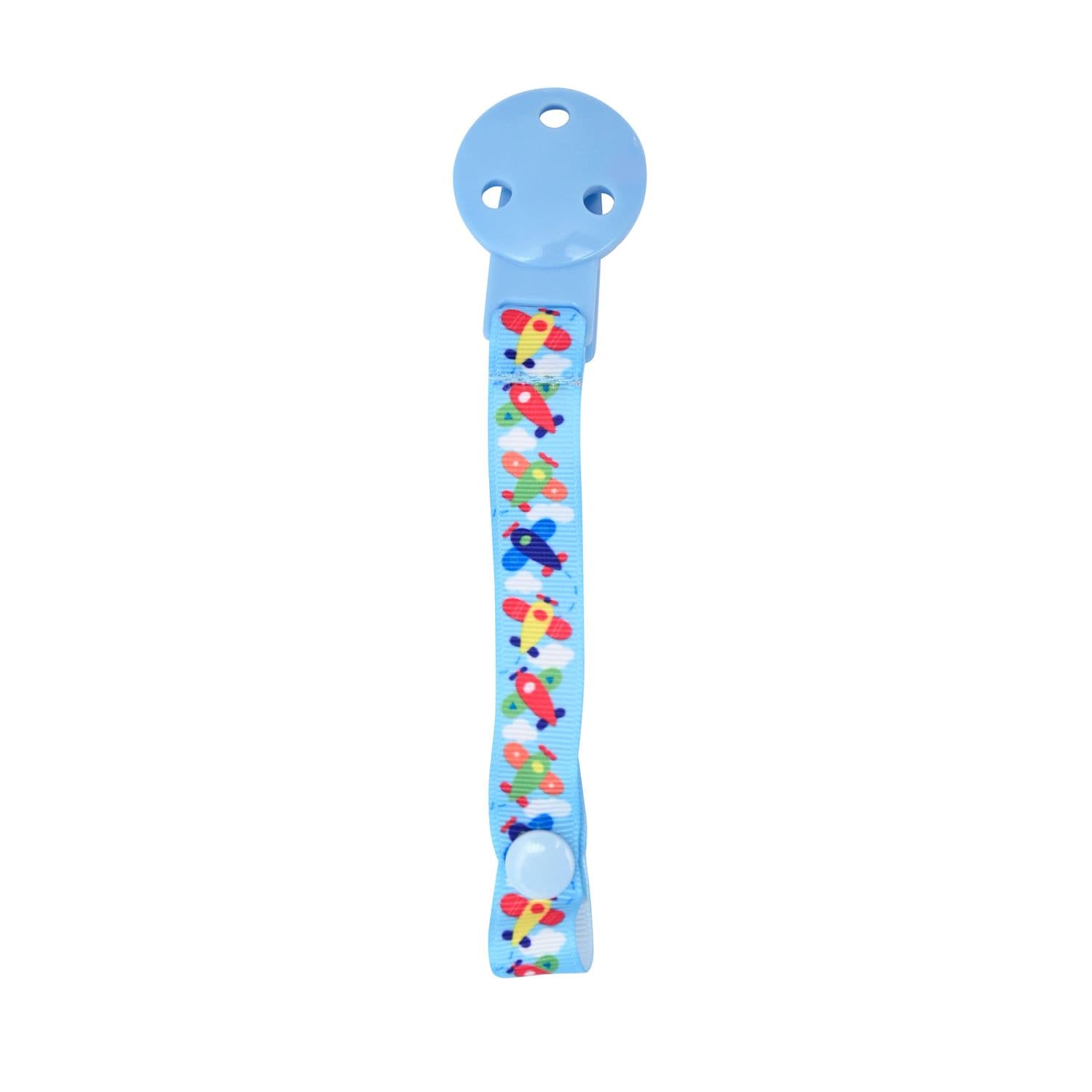 Lorelli Baby-Schnullerkette, Schnullerhalter, Schnullerband, Clip, ab Geburt blau 