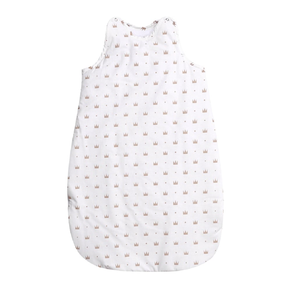 Lorelli Baby-Sommerschlafsack Summer, L&auml;nge 100 cm Breite 50 cm, 100% Baumwolle wei&szlig; beige 