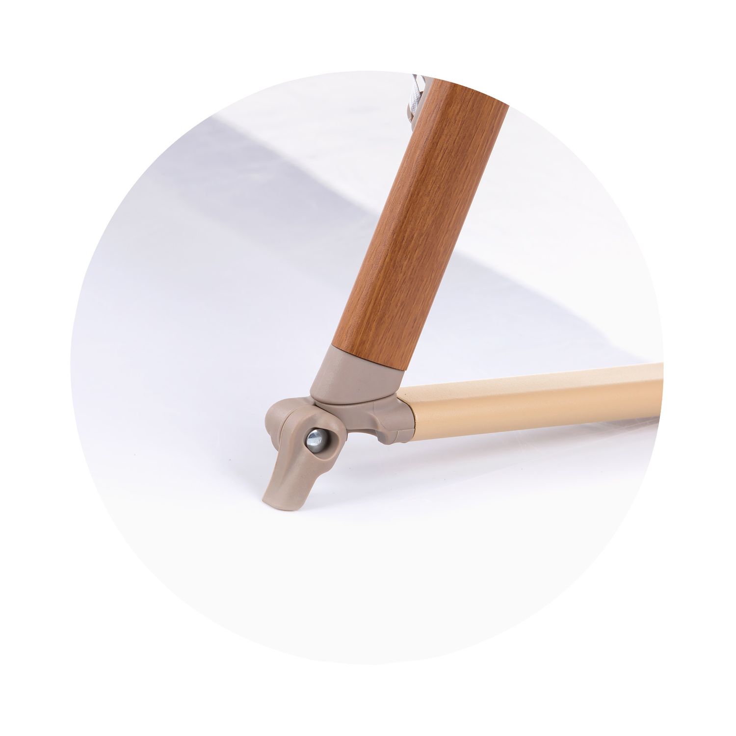 Chipolino Schaukelmechanismus f&uuml;r Babybett Sweet Dreams, Schaukelkufen, 2 B&ouml;gen beige 