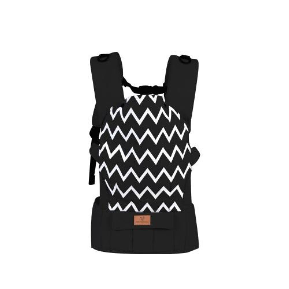 Cangaroo Babytrage Explorer 3 in 1 Bauch- und R&uuml;ckentrage bis 15 kg ab 4 Monate schwarz 