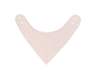Kikkaboo Babylatz Dreieck Musselin Frottee, Druckknopfverschluss, wasserdicht rosa 