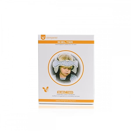 Cangaroo Kindersitz-Kopfstütze Shelter ergonomisch Kopfschutz für Auto  Kopfgurt grau bei Marktkauf online bestellen
