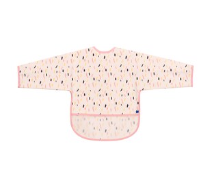 Kikkaboo Babylatz Arty Ärmel Krümelschutz, Selbstverschluss, EVA, wasserdicht pink 