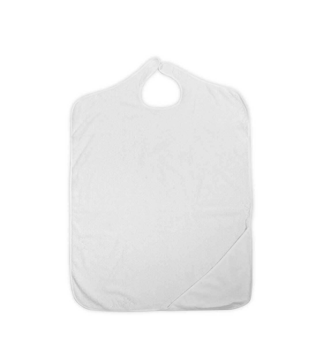 Baby-Badehandtuch Duo 80 x 100 cm Kapuzenhandtuch Badeschürze ab Geburt weiß