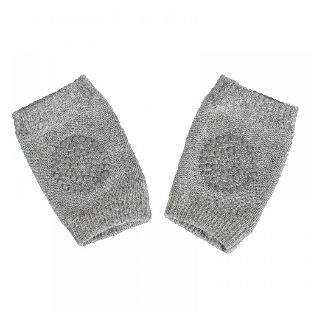 Cangaroo Baby Kniesch&uuml;tzer Itsy Bitsy, Krabbelhilfe, rutschfeste Knieschoner hellgrau 