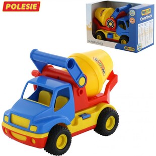 Polesie Spielzeug Betonmischer 37695 Gummireifen LKW-Kipper 27 x 14,8 x 18,5 cm gelb 