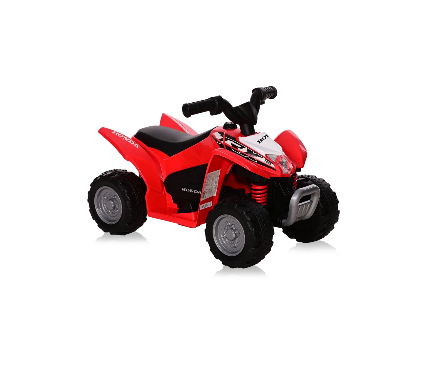 Lorelli Kinder Elektroauto ATV Honda Rutschauto Musik Licht Sto&szlig;d&auml;mpfer vorne rot 