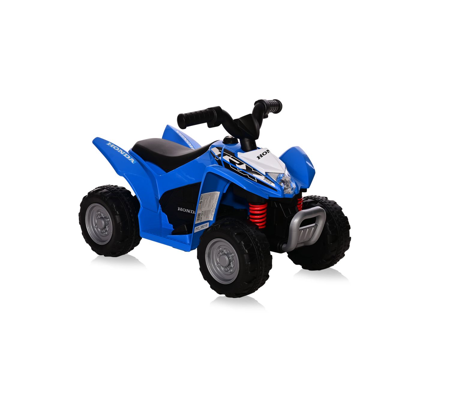 Lorelli Kinder Elektroauto ATV Honda Rutschauto Musik Licht Sto&szlig;d&auml;mpfer vorne blau 