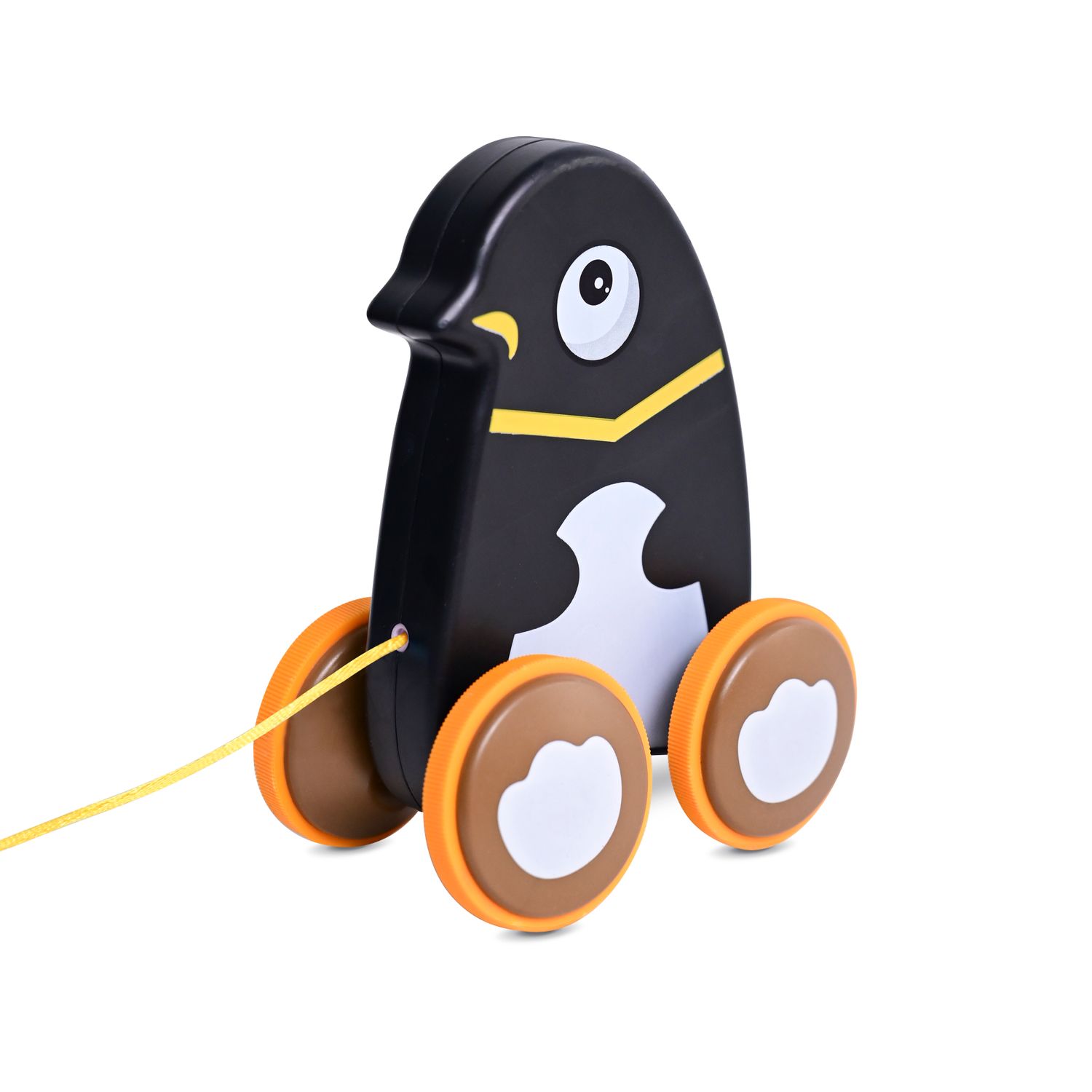 Lorelli Nachziehspielzeug Tiere, mit vier R&auml;dern ab 9 Monate, drin, drau&szlig;en schwarz 