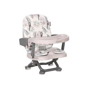 Lorelli Kinderhochstuhl 2 in 1 Ego Plus, Kinderstuhl, klappbar, höhenverstellbar grau 