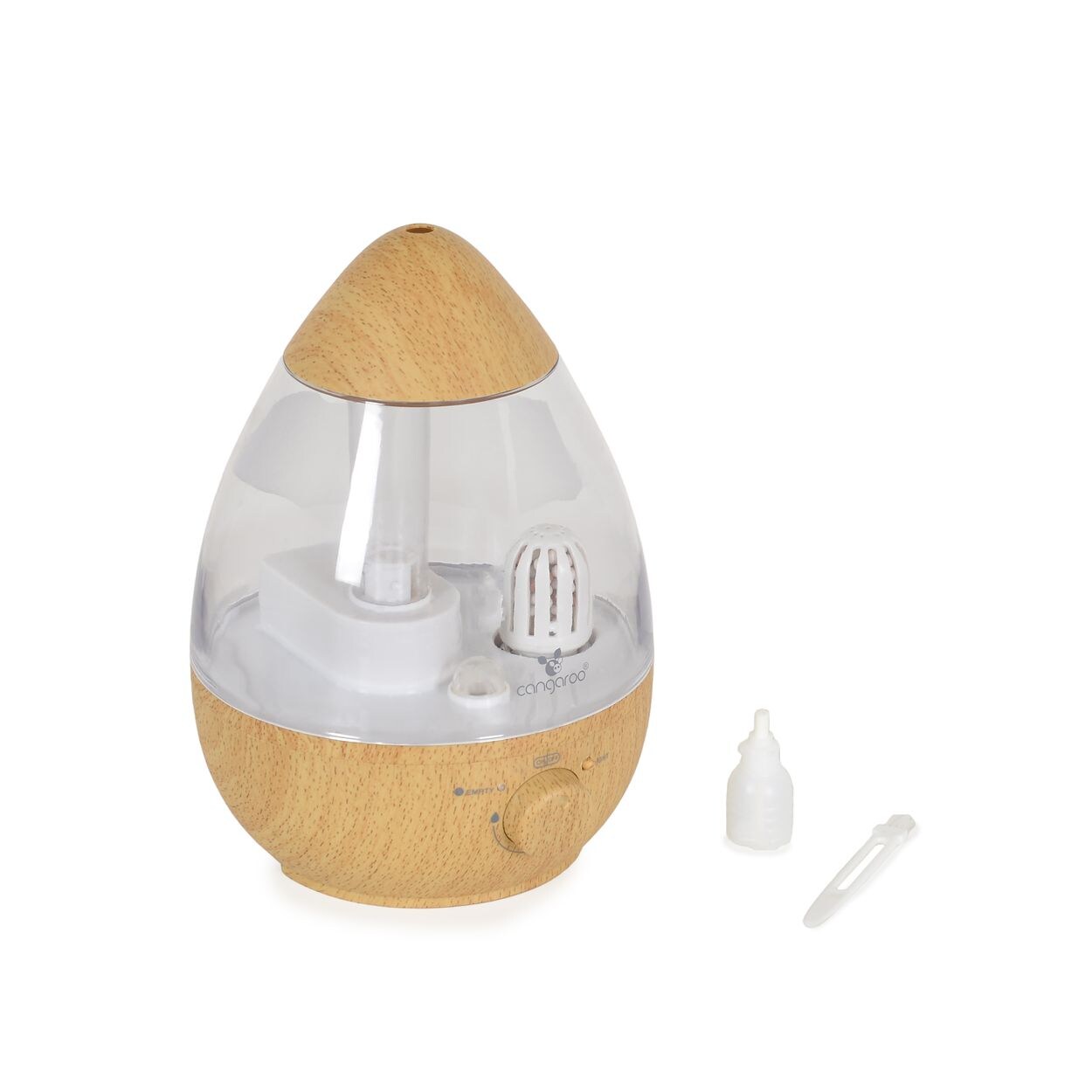 Ultraschall-Luftbefeuchter Skye Holzoptik Kühlnebelbefeuchter 2,5 Liter beige