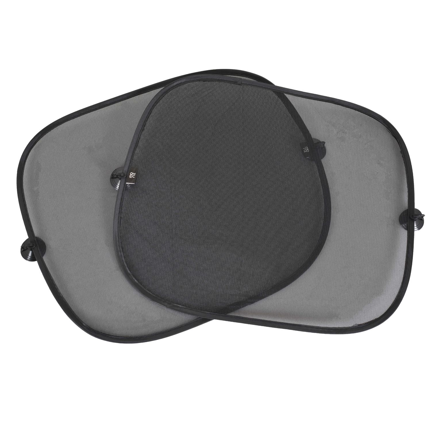 Moni Kinder Autofenster-Sonnenschutz 2-teilig 44 x 36 cm mit je 2 Saugkn&ouml;pfen schwarz 