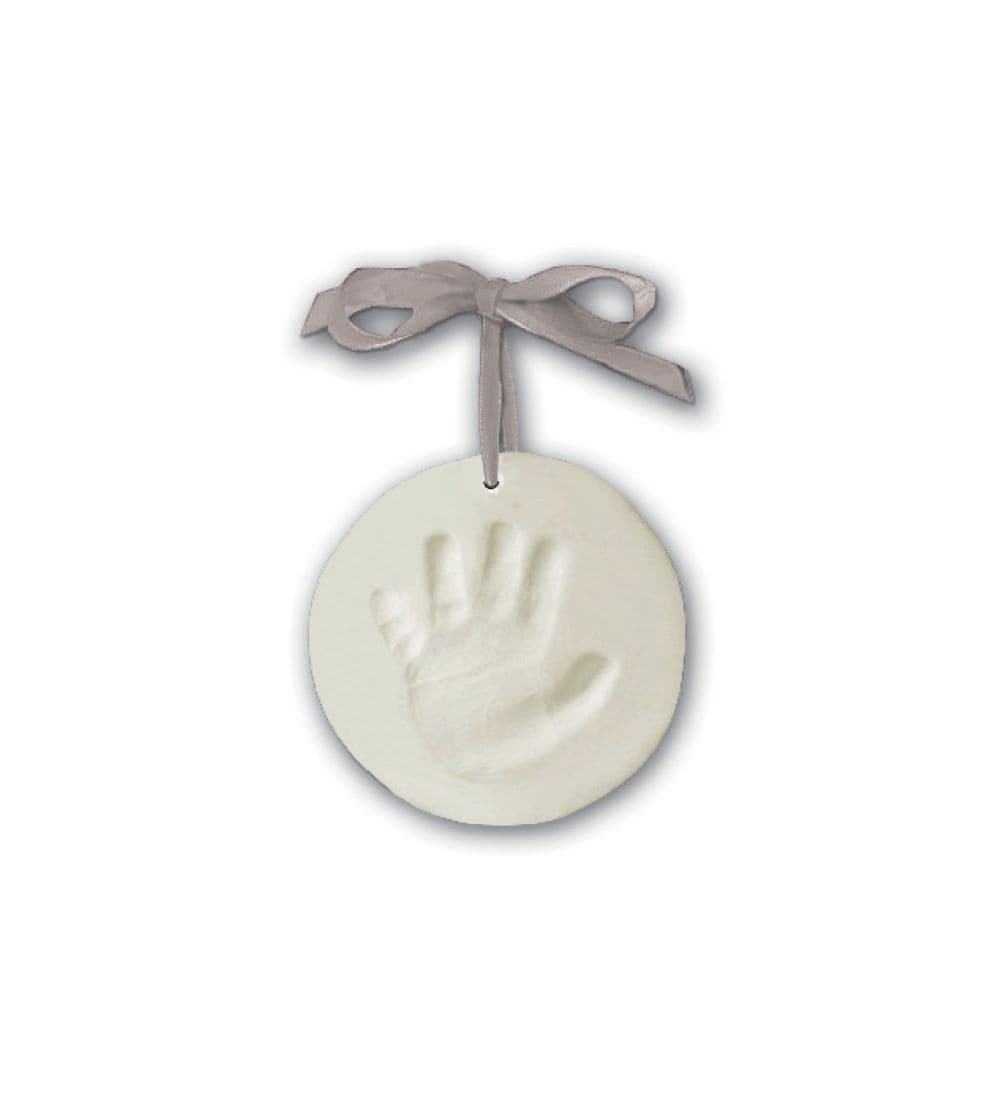 Cangaroo Baby Handabdruck-Bausatz Anh&auml;nger Ausstecher Durchmesser 16cm Holzrolle schwarz 