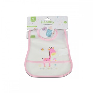 Cangaroo Babylatz Healthy 1701 mit Selbstverschluss, Krümelschutz, EVA-Material rosa 