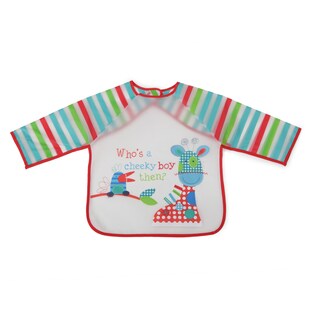 Cangaroo Babylatz Messy 1008 Ärmel langarm wasserdicht, Selbstverschluss, EVA rot 