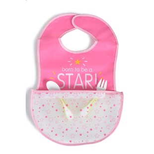 Cangaroo Babylatz 1702 EVA-Material, Selbstverschluss, Auffangtasche, wasserdicht pink 