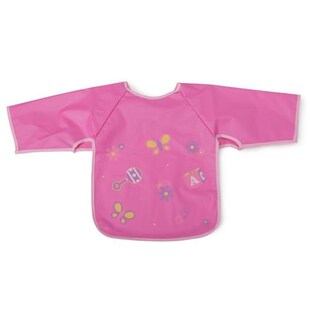 Cangaroo Babylatz Piggy 1007 Ärmel langarm wasserdicht, Selbstverschluss, EVA pink 