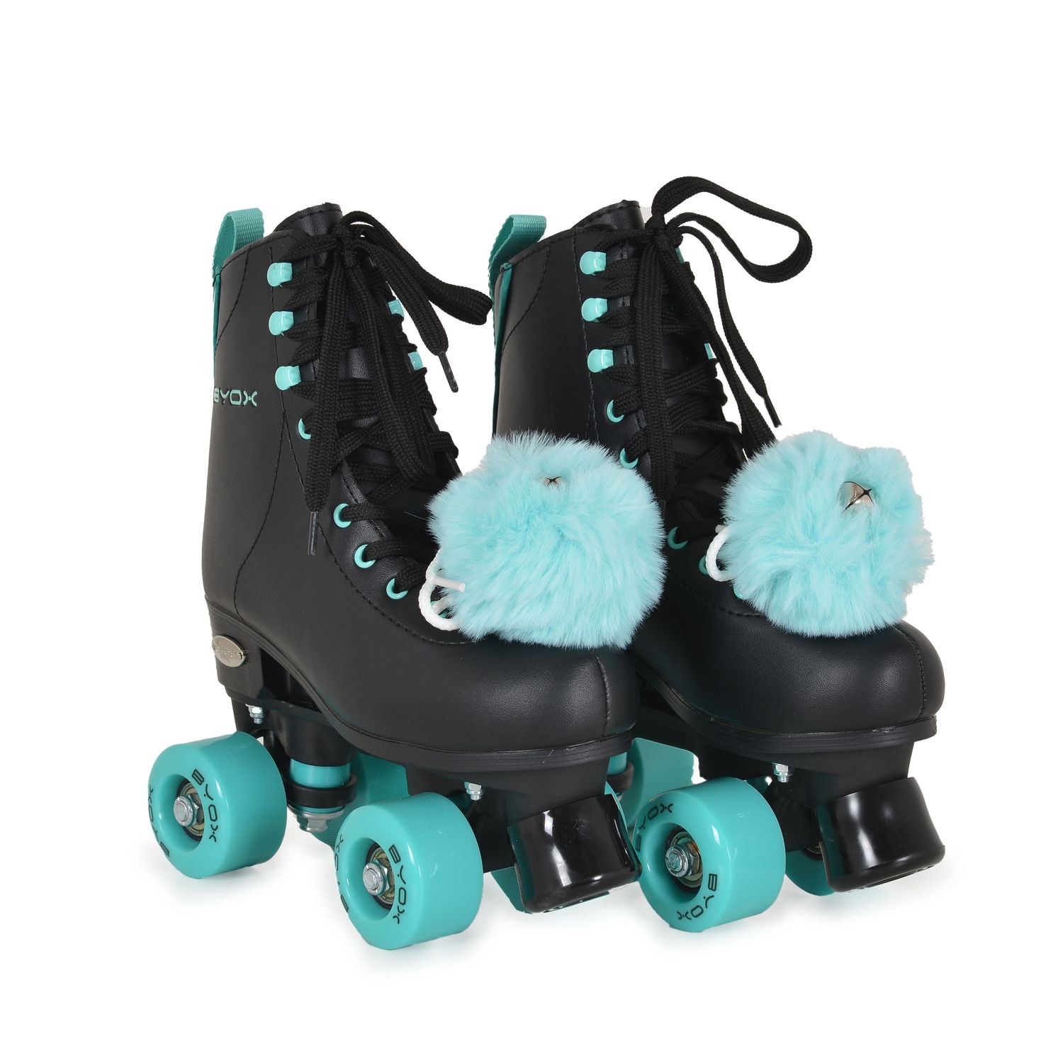 Byox Rollschuhe Escape schwarz PU-Rollen PU-Bremse ABEC-5 Lager Gr&ouml;&szlig;e S (31-34) 