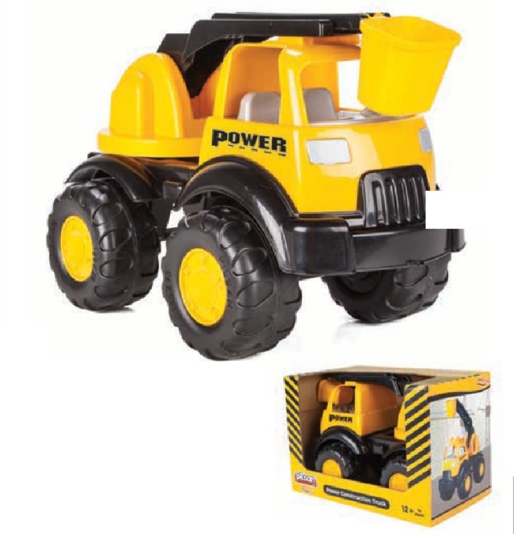 Pilsan Spielzeug LKW 06521 Kranwagen 360&ordm; drehbar, L&auml;nge 44 cm, ab 3 Jahren gelb 