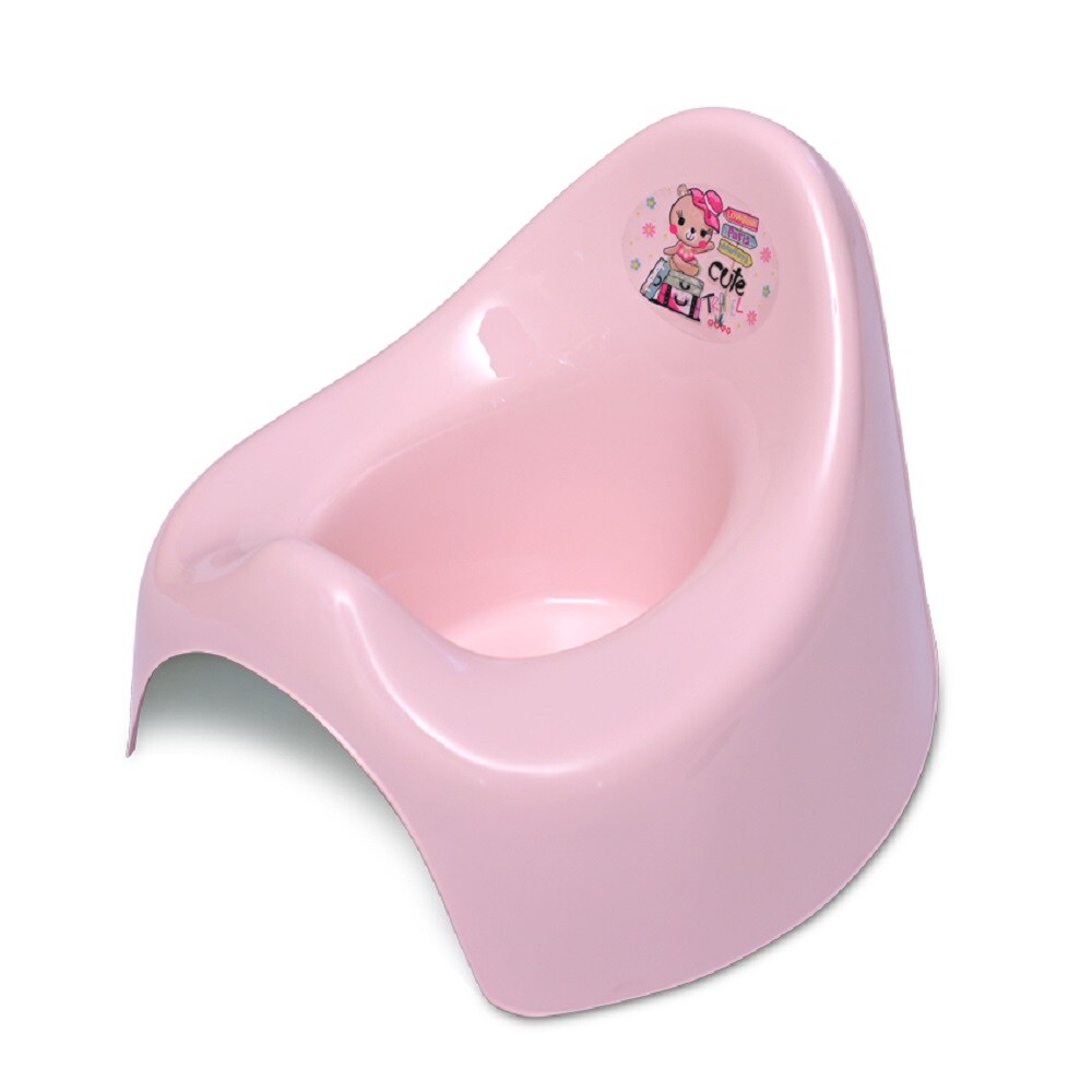 Lorelli T&ouml;pfchen aus unbedenklichem Kunststoff, Spritzschutz, leicht zu reinigen rosa Ballett 