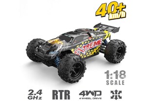 ES-Toys RC Elektro Buggy Maßstab 1:18 Extreme 302E, Allradantrieb, Stoßdämpfer schwarz 