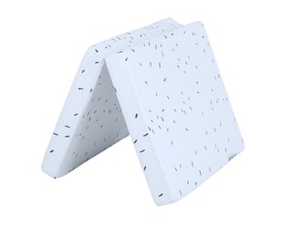 Kikkaboo Babybett-Klappmatratze Bear with me 80 x 45 x 5 cm, Baumwolle blau 