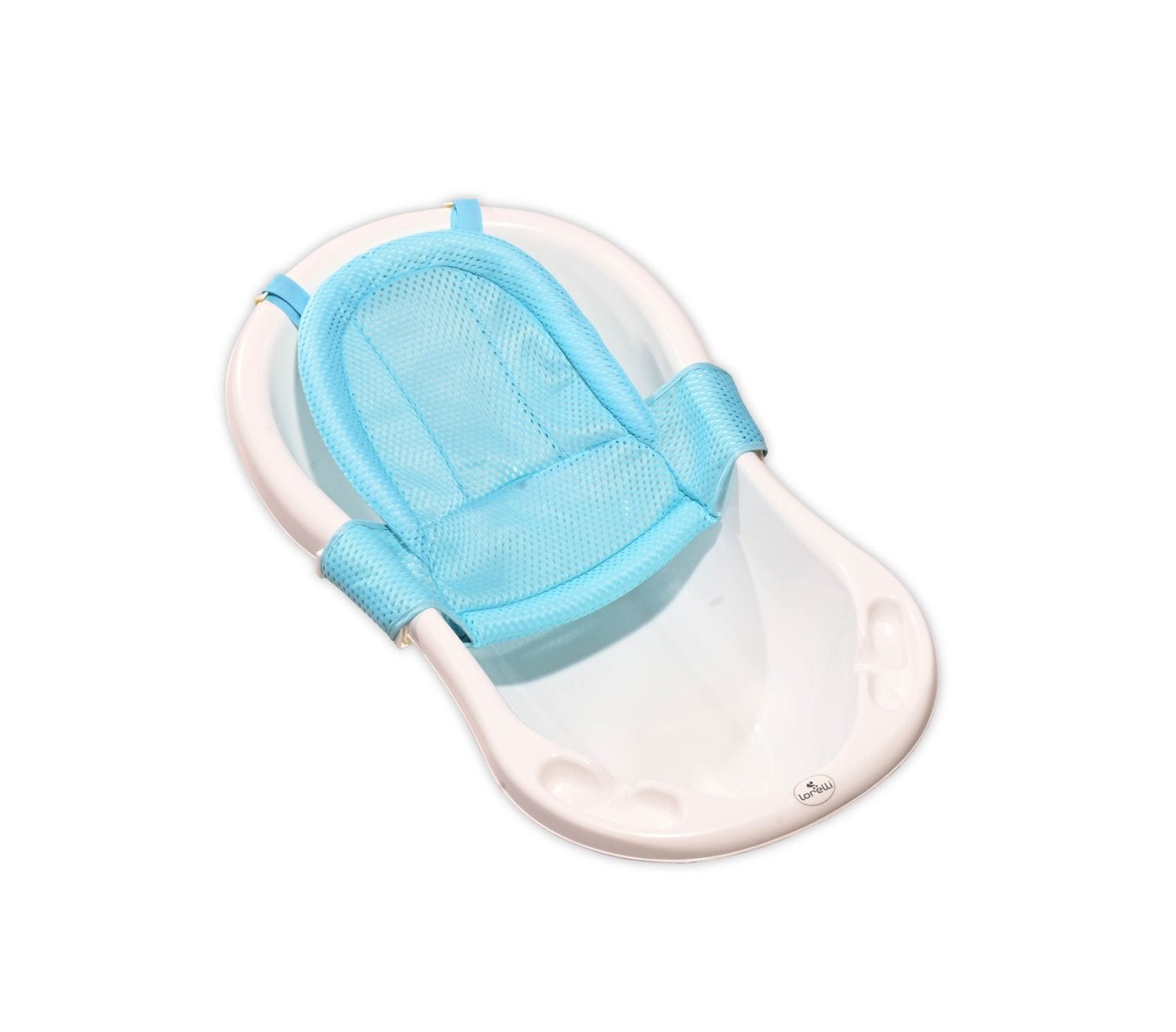 Lorelli Baby Badewannen Netz Froggy Badewanneneinsatz Kunststoff Clips ab Geburt blau 