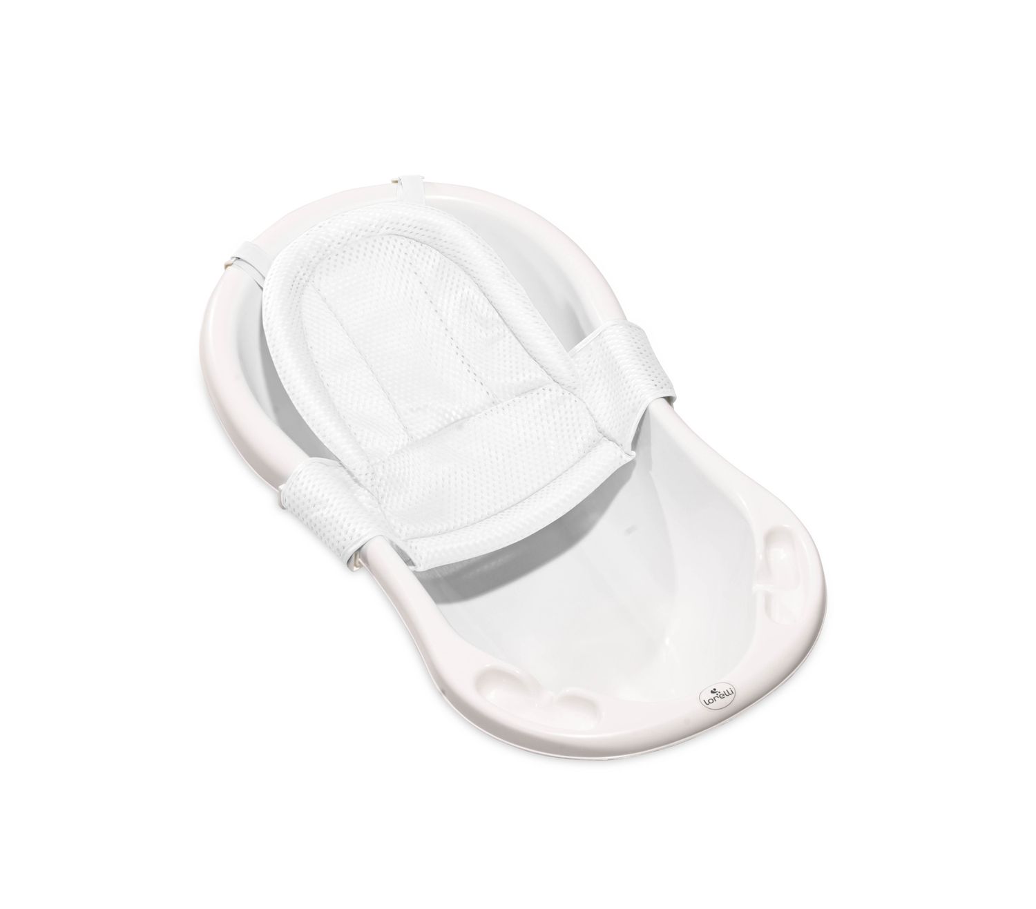 Lorelli Baby Badewannen Netz Froggy Badewanneneinsatz Kunststoff Clips ab Geburt wei&szlig; 