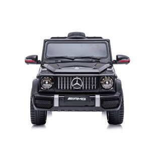 Chipolino Kinderelektroauto SUV Mercedes G63 AMG Zweisitzer Radio, Fernbedienung schwarz 