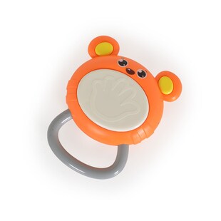 Moni Musikspielzeug Trommelbär MBX05-2, Musik, Trommelgeräusche, Tierstimmen orange 