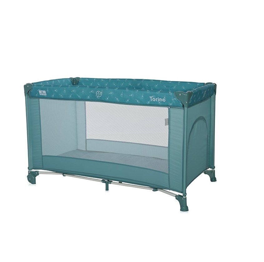 Lorelli Reisebett Torino Laufstall seitlicher Eingang, Tragetasche, Faltmatratze gr&uuml;n 