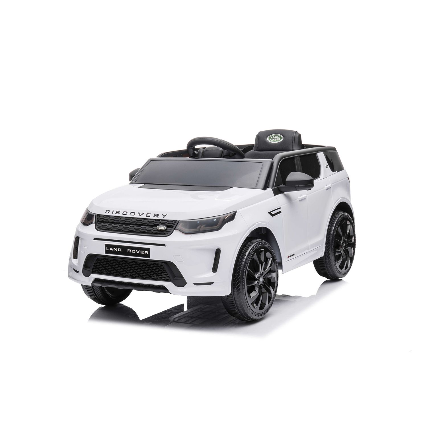 Chipolino Kinder Elektroauto Land Rover Discovery SUV Fernbedienung, EVA-Reifen wei&szlig; 