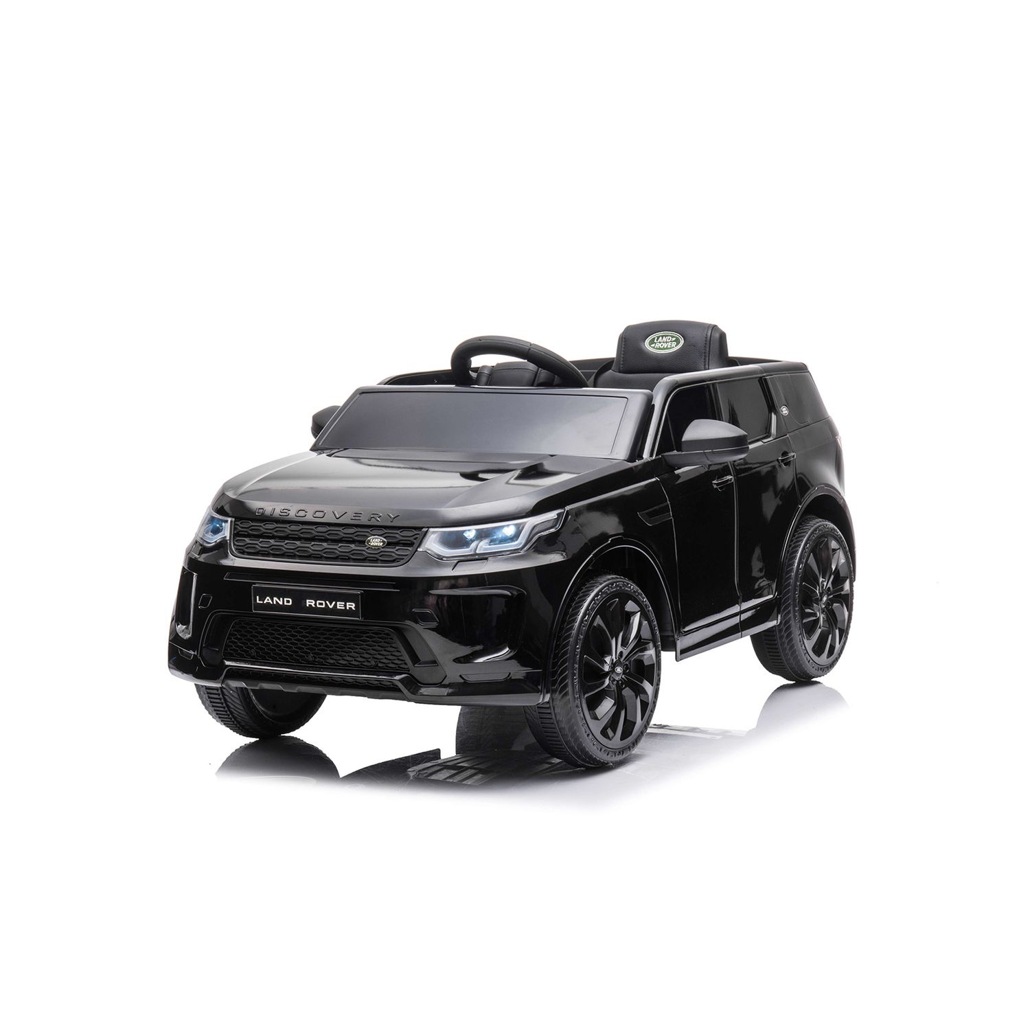 Chipolino Kinder Elektroauto Land Rover Discovery SUV Fernbedienung, EVA-Reifen schwarz 